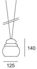 Sospensione BLACK CHROME - 1xcm,600