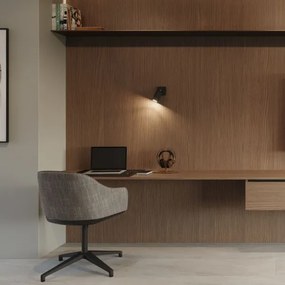 Sollux SL.1049 - Faretto da parete RING 1xGU10/10W/230V nero