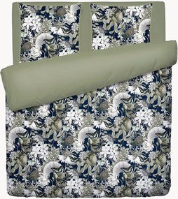 Set lenzuola in raso di cotone Jardin Orné, varie misure