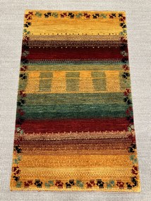 Loribaft Tappeto 80x140 Giallo (Iran) Annodato A Mano