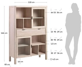 Kave Home - Vetrina Alen 110 x 166 cm