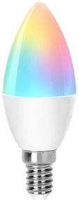 Lampadina LED RGBW dimmerabile C37 E14/6,5W/230V 2700-6500K Wi-Fi - Aigostar