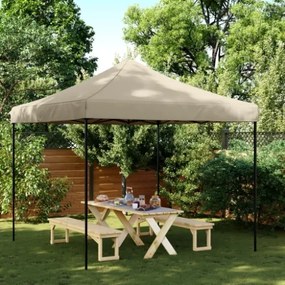 Tenda da Festa Pieghevole Pop-Up Tortora 292x292x315 cm