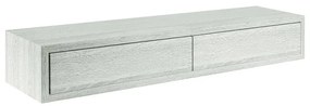 Mensola a muro Leg-dobble SPACEO rettangolare in mdf L 87.5 x P 23.7 cm rovere sbiancato
