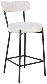 Sgabello da bar bianco (altezza seduta 65 cm) Badalona - House Nordic