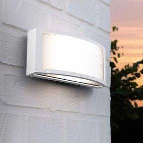 Applique Slim Design IP65 - E27 Bianca Colore del corpo Bianco