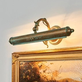 Lampada per quadri Lindby Kalea, 46 cm, a 2 luci, verderame, E14