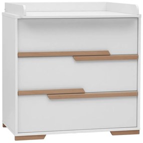 Cassettiera bianca per bambini Snap - Pinio