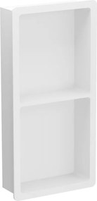 Mexen X-Wall-K mensola incassata in conglomerato 62,2 x 30,7 cm, bianca - 1900623010