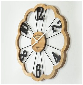 Orologio da parete 1xAA diametro 60 cm beige/nero