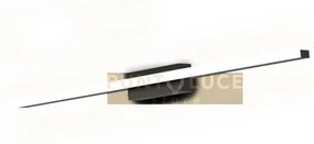 Linear-80 applique da parete o soffitto nero opaco a led 19w dimmer...
