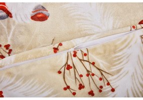 Biancheria da letto marrone chiaro in micropile per letto singolo 140x200 cm Goblin – My House