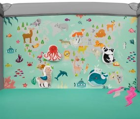 Lionelo - Recinto da gioco MILLE Grigio/Verde