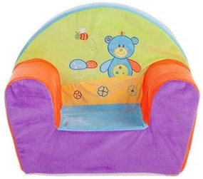 Poltrona per Bambini Multicolore Orso 44 x 34 x 53 cm