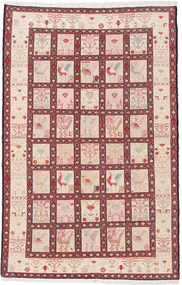 Kilim Tappeto persiano 190x120 Beige (Iran) Annodato A Mano