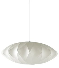 Nelson Saucer Crisscross Bubble Lampada a Sospensione S Off-White - Herman Mille