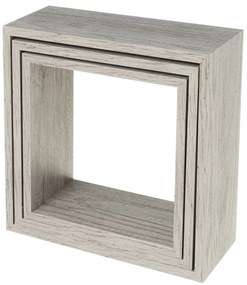 Mensole grigie in set da 3 - Casa Selección