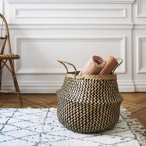 Cestino in seagrass , ⌀ 45 cm Zic Zac - Compactor