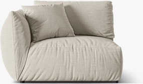 Modulo angolare Chris in velluto – L130 cm