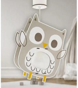 Dalber 63397 - Lampadario per bambini OWL 1xE27/15W/230V