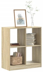 Libreria rovere sonoma 68,5x32x75 cm in legno multistrato