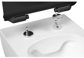Ravak X01862 - Sedile WC a chiusura rallentata SoftClose VITA SLIM, nero
