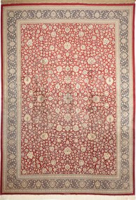Ghom Tappeto persiano 350 x 250 Rosso (Iran) Annodato A Mano