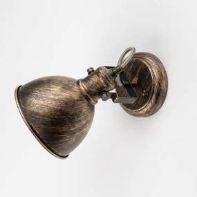 Brilagi - Faretto da parete TECHNO 1xE27/60W/230V bronzo/patina