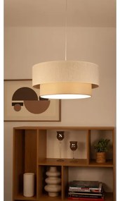 Lampadario a cavo NATIA 1xE27/60W/230V crema