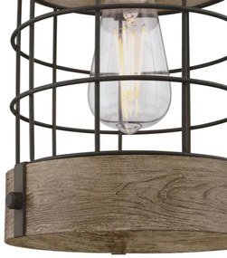 Westinghouse 61180 - Lampadario a sospensione con filo LANGSTON 1xE27/60W/230V pino