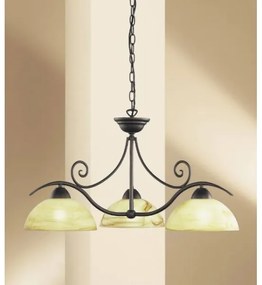Wofi 5128.03.09.0000 - Lampadario a sospensione con catena LACCHINO 3xE27/60W/230V