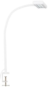 Brilo - LED Flessibile lampada da tavolo con clip TRASNA LED/7,5W/230V bianco