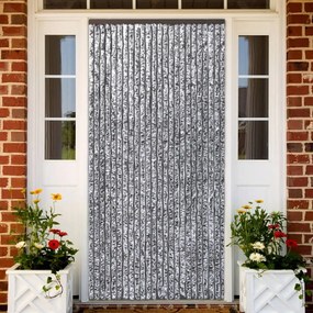 Zanzariera Marrone E Beige 90x220 Cm Ciniglia /