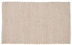 Tappeto Bianco Naturale 70 % cotone 30 % Juta 160 x 230 cm