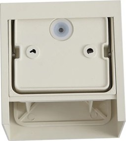 Lampada da parete moderna da esterno beige con 2 luci LED IP54 - Edwin