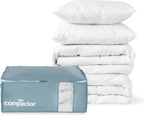 Organizer per vestiti sottovuoto in plastica 65x45x27 cm Blue Edition – Compactor