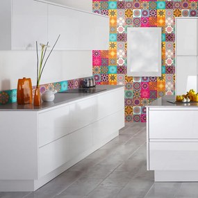 Set di 24 adesivi murali decorativi Clarissa, 10 x 10 cm - Ambiance