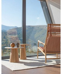 Tavolo rotondo in rovere ø 40 cm Mushroom - Gazzda