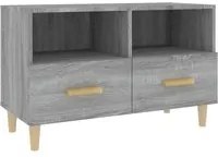 Mobile Porta TV Grigio Sonoma 80x36x50 cm in Legno Multistrato 817490