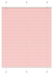 Tenda Plissettata Rosa 105x150 Cm Larghezza Tessuto 104,4 Cm /