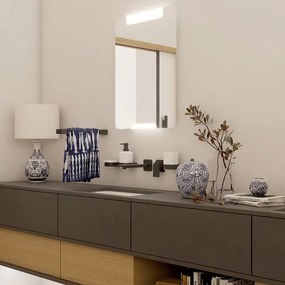 NIMCO NKC set-31K-T-90-Distributore di sapone, portaspazzolino e gancio a muro NIKAU