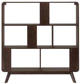 Libreria in noce 122x126 cm Cassie - Støraa