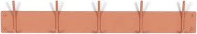 Attaccapanni da parete color salmone in metallo 70 cm Fusion – Spinder Design