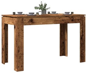 Tavolo Da Pranzo Legno Antico 120x60x76 Cm İn Truciolato /