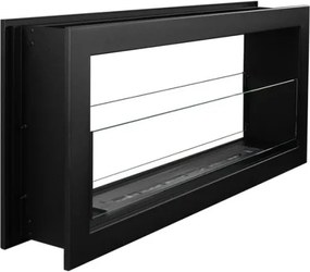 Camino a bioetanolo da incasso bifacciale biocamino 2 lati 90x40 cm MONTEFALCO 90