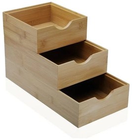 Scatola Multiuso Versa 19910234 Bambù (15,2 x 6,4 x 30,5 cm)