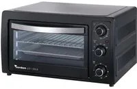 Forno Elettrico Statico E Ventilato Con Timer 1300W 20L Nero