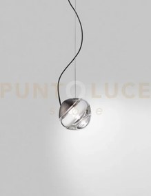 Pure sospensione cristallo trasparente antracite l22cc led 2700k 12...