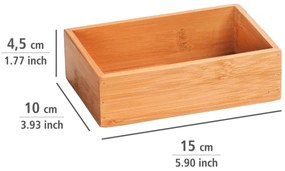 WENKO 23918100 - Vassoio TERRA 15x10 cm marrone