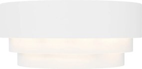 Applique da Parete E14 curva MAREA in Gesso Pitturabile